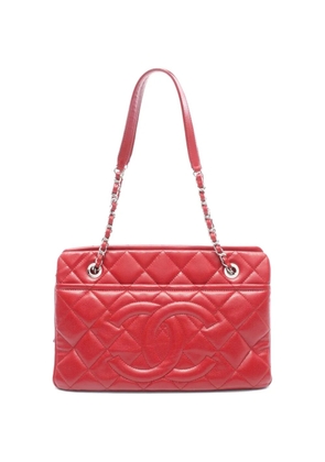 CHANEL Pre-Owned 2012~2013 Matelassé CC quilted shoulder bag - Red