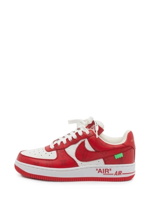 Louis Vuitton Pre-Owned x Nike Air Force 1 monogram sneakers - Red