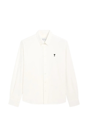 AMI Paris cotton shirt with Ami de Coeur - White