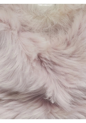 Burberry Pre-Owned faux-fur clutch bag - Purple