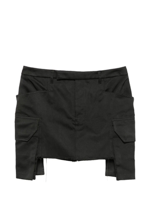 Rick Owens Firbanks cargo mini skirt - Black