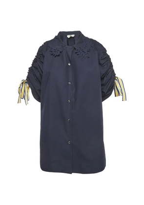 Fendi Pre-Owned cotton short-sleeve shirt - Blue