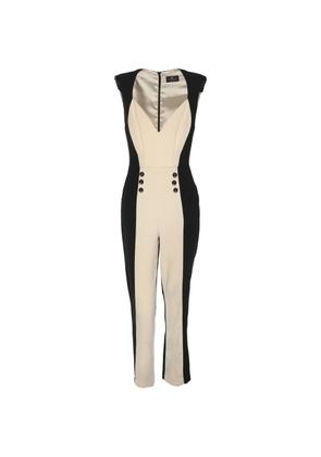 Elisabetta Franchi colour-block jumpsuit - Black
