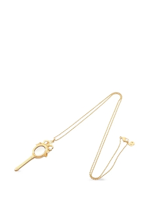 Christian Dior Pre-Owned 2010s Mirror Motif necklace - Gold