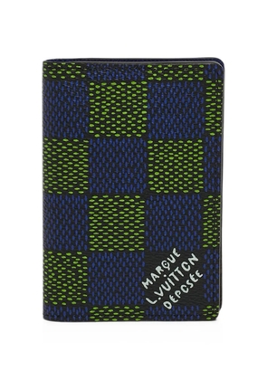 Louis Vuitton Pre-Owned damier heritage canvas pocket organizer - Blue