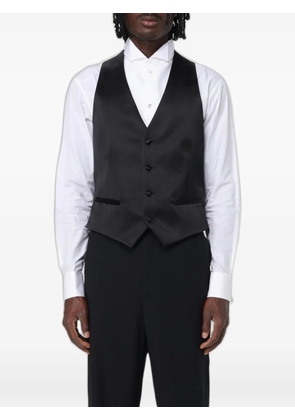 Emporio Armani button-down waistcoat - Black