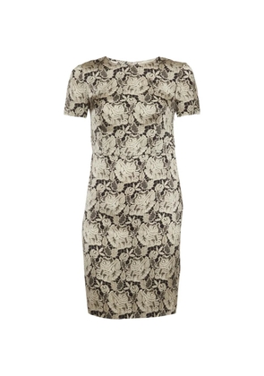 Stella McCartney Pre-Owned floral-print midi dress - Neutrals