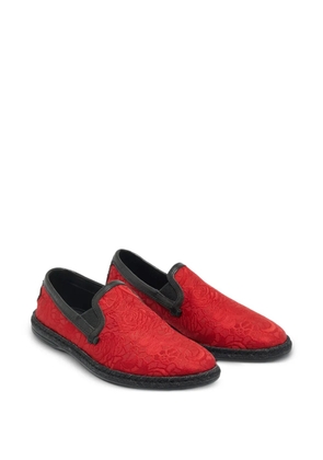 Dolce & Gabbana Pre-Owned brocade espadrilles - Red