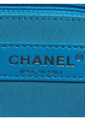 CHANEL Pre-Owned quilted leather tweed-trim belt bag - Black