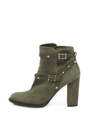 Valentino Garavani Pre-Owned Rockstud ankle boots - Green