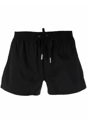 DSQUARED2 logo-print swim shorts - Black