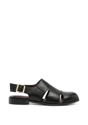 ADRIANNA FERETTI buckle-fastening caged sandals - Black