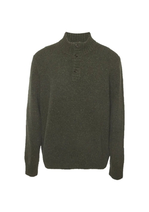 Polo Ralph Lauren Vintage button-up mock-neck sweater - Green