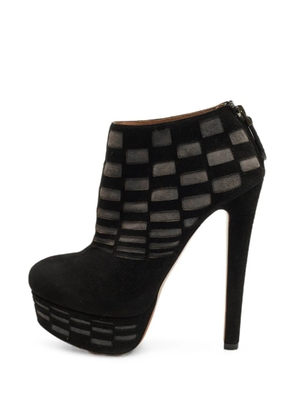 Alaïa Pre-Owned platform ankle boots - Black