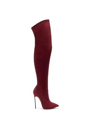 Casadei Blade over-the-knee boots - Red