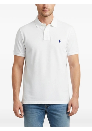 Polo Ralph Lauren Vintage custom Fit pique polo T-shirt - White
