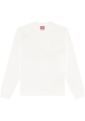 Diesel S-Rob-Megoval-D cotton sweatshirt - White