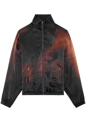 Diesel J-Smash faded zip-up bomber jacket - Black