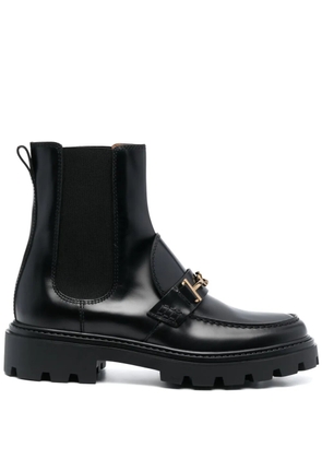 Tod's buckle-detail ankle boots - Black
