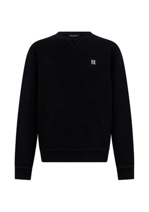 DSQUARED2 metal D2 Upside Down cool-fit crewneck sweatshirt - Black