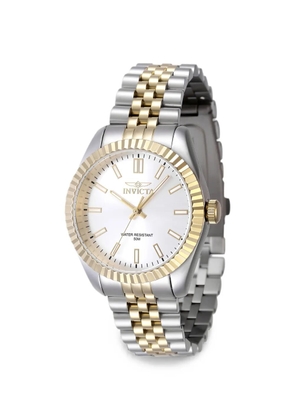Invicta Specialty 36mm fluted bezel watch - White