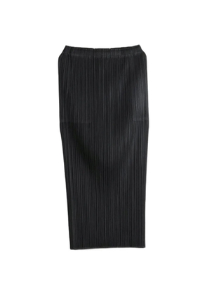 Pleats Please Issey Miyake pleated maxi skirt - Black