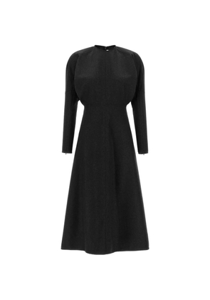 Victoria Beckham Dolman wool midi dress - Grey