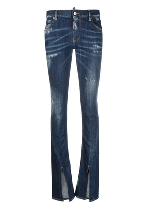 DSQUARED2 low-rise bootcut jeans - Blue