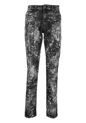 Diesel D-Strukt paint treated slim-fit jeans - Black