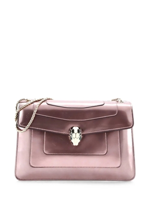 Bvlgari Pre-Owned Serpenti Forever Patent Medium shoulder bag - Metallic
