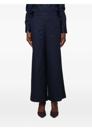 Max Mara cropped wide-leg trousers - Blue
