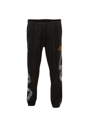 Just Cavalli Vintage logo-tape track pants - Black