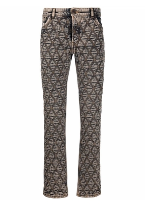 Diesel diamond embroidered slim fit jeans - Blue