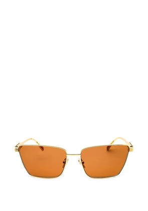 Ferragamo cat-eye frame sunglasses - Gold