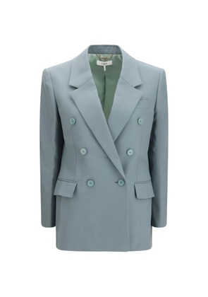 Chloé double-breasted wool jacket - Blue