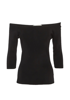 Saint Laurent Pre-Owned off-shoulder top - Black