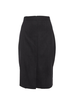 Max Mara pinstriped pencil skirt - Black