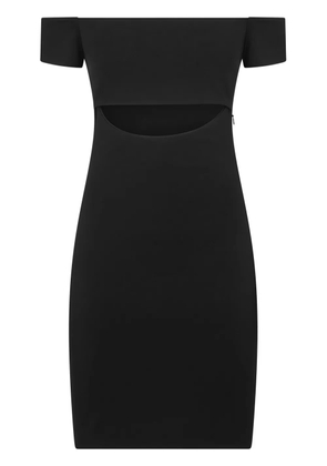 DSQUARED2 cut-out Bardot-neck minidress - Black
