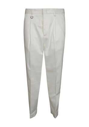Paolo Pecora pleated trousers - White