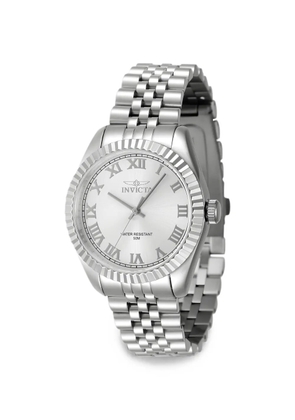 Invicta Specialty 36mm fluted bezel watch - Silver