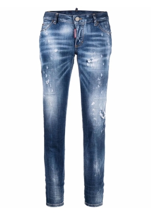 DSQUARED2 distressed slim-fit jeans - Blue