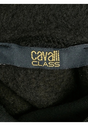Roberto Cavalli Vintage leopard-print hoodie - Black