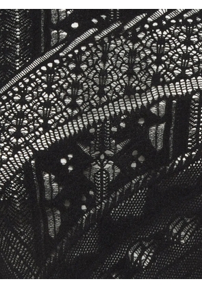 Roberto Cavalli Vintage patterned-knit long-sleeve jersey - Black