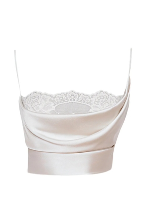 Seen Users My Roman Empire lace-trim top - Neutrals