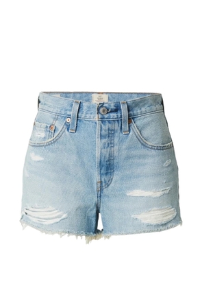 Levi's 501 Original distressed frayed-hem shorts - Blue