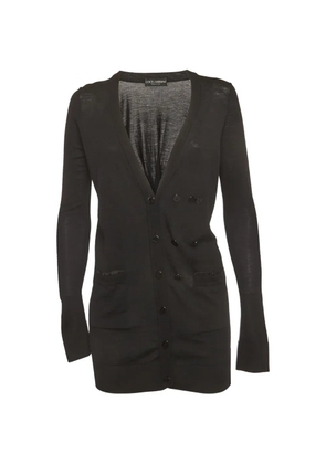 Dolce & Gabbana Pre-Owned fine-knit cardigan - Black
