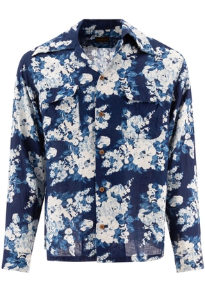 KAPITAL floral-print shirt - Blue