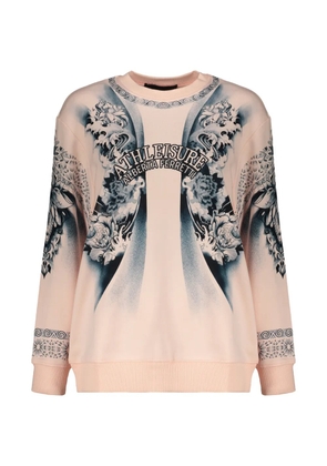 Alberta Ferretti graphic-print sweatshirt - Pink