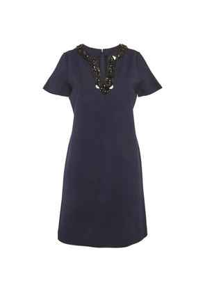 COUNTY OF MILAN sequin-embellished midi dress - Blue
