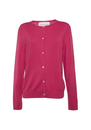 Carolina Herrera Vintage button-front cardigan - Pink